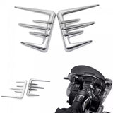 Goldwing 2001-2010 FRONT GLOVE BOX ACCENT TRIMS CHROME