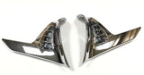 GOLDWING 01-11 SADDLEBAG SCUFF COVERS CHROME TRIMS