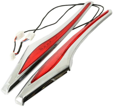 GOLDWING 12 TO 17 SADDLEBAG ACCENT SWOOP LED/CHROME